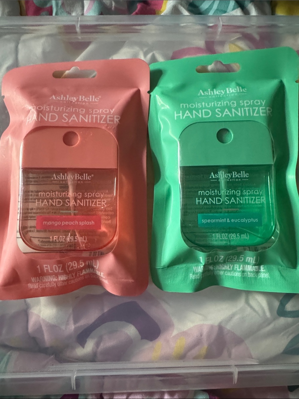 Moisturizing Spray Hand Sanitizer - Pink & Green